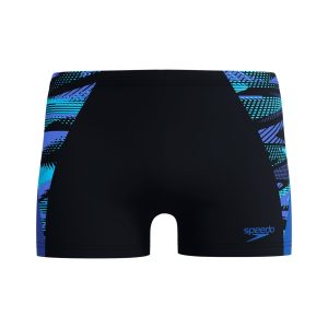 SPEEDO ECO+ MAX SPLICE AQUASHORT BLACK/BLUE