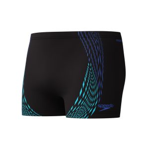SPEEDO ECO DUO LOGO PRINT AQUASHORT BLACK/BLUE