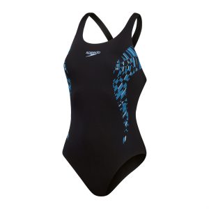 SPEEDO ECO+ PLACEM MUSCLEBACK BLACK/BLUE