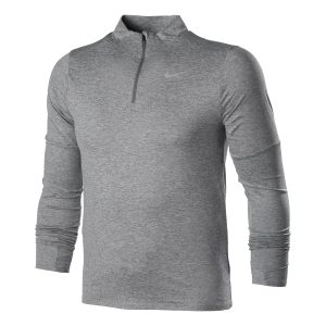 Dri-Fit Element Half-Zip Topje hardlopen Heren - grijs,