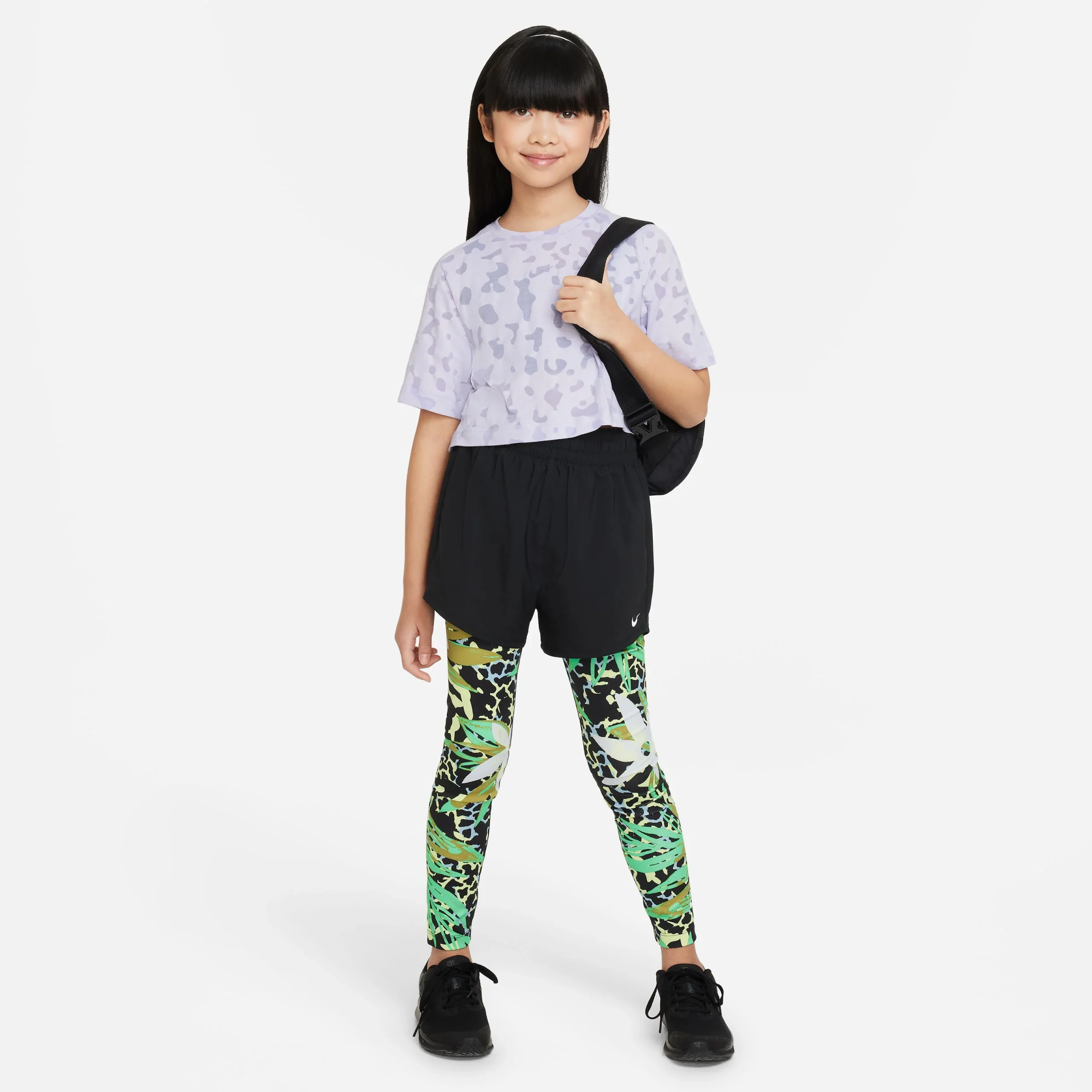 One AOB Hardloopshirt Meisjes-Wit,Mauve - Afbeelding 7