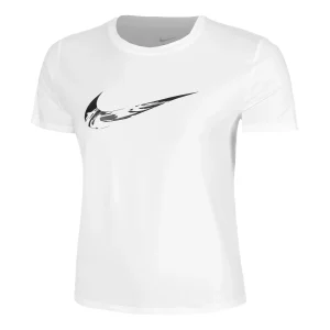 Dri-Fit One Swoosh Hardloopshirt Dames-Wit