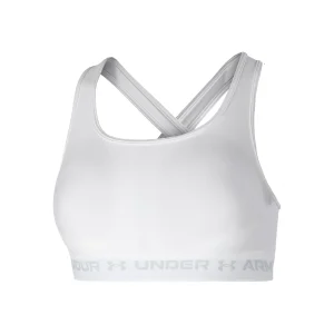 Crossback Mid Sport-bh Dames-Wit,Grijs