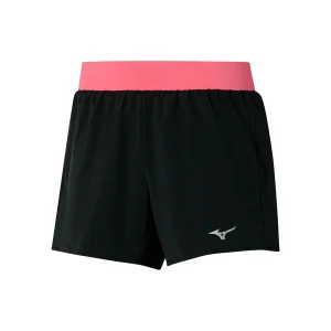 Alpha 4.5in Shorts Dames-Zwart,Pink
