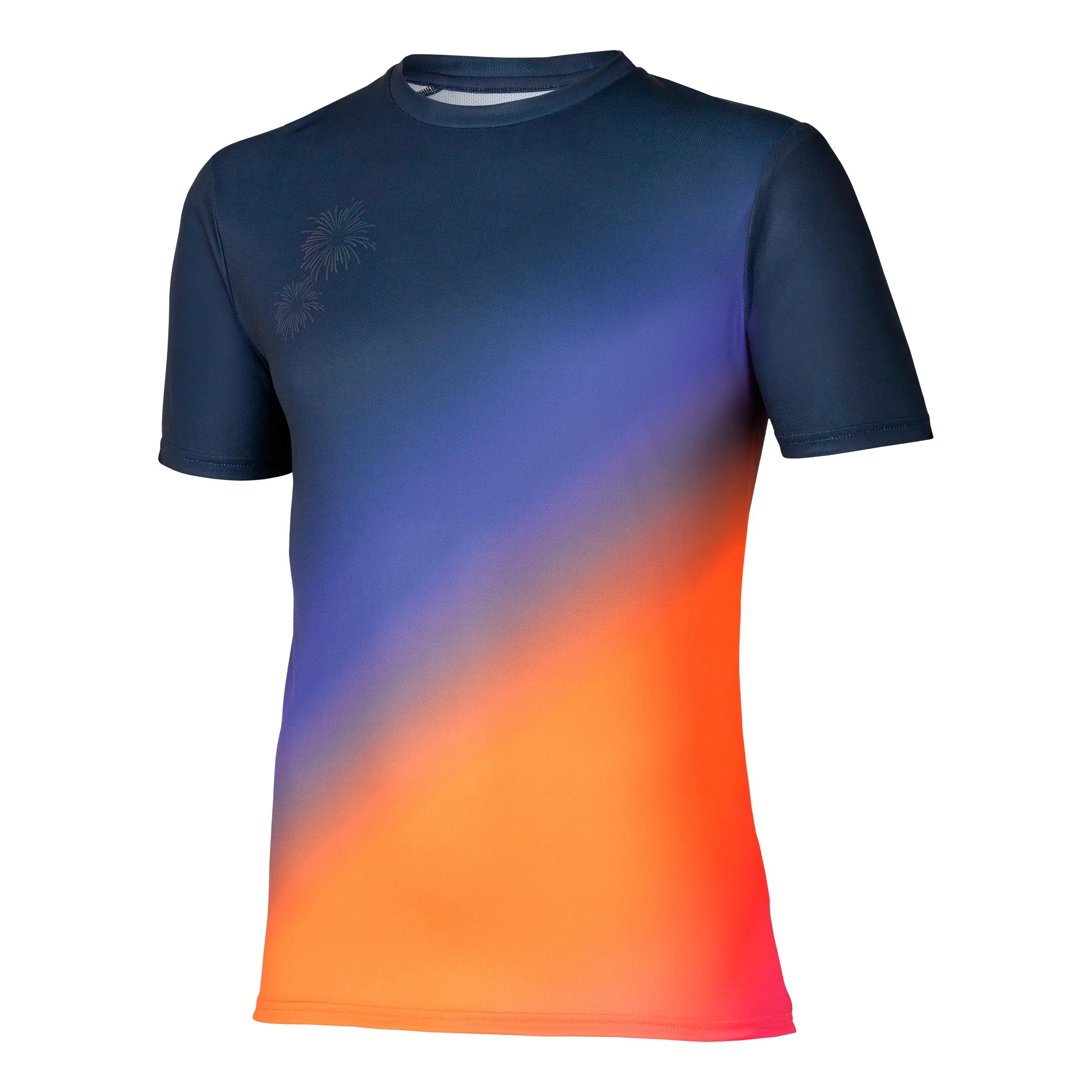 Summer Pack QD Hardloopshirt Heren-Oranje - Afbeelding 2