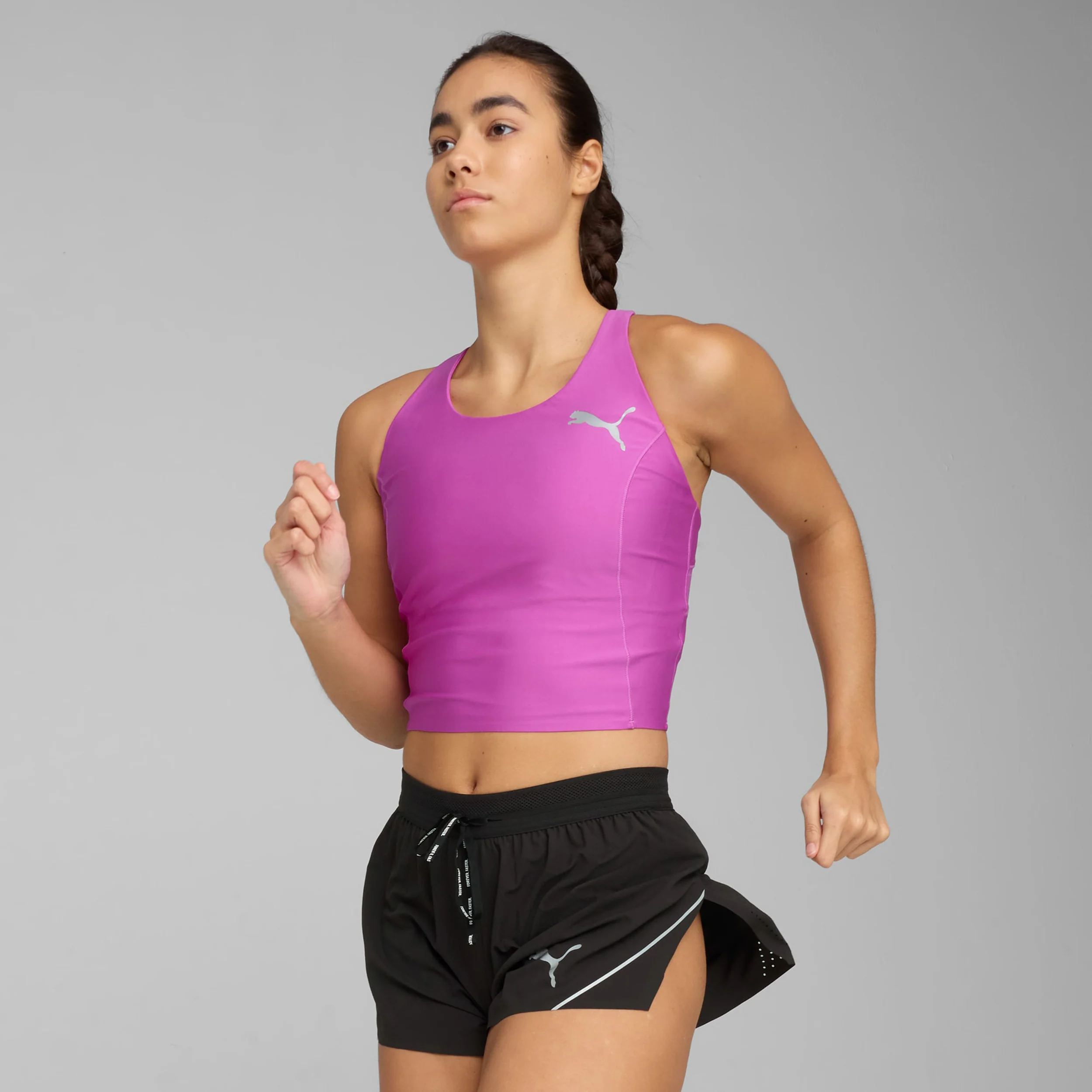 Raceday Ultraform Crop Tanktop Dames-Pink - Afbeelding 7