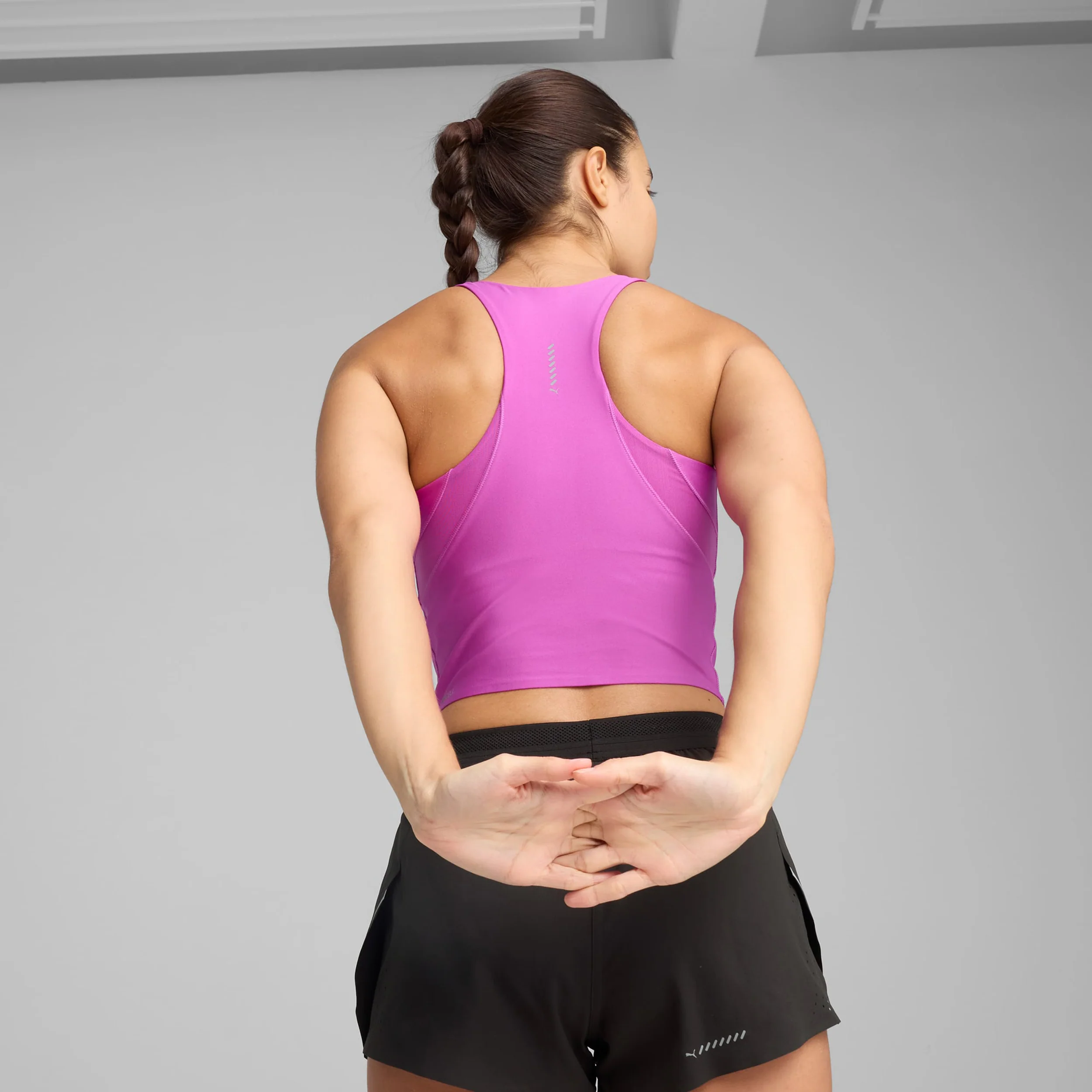 Raceday Ultraform Crop Tanktop Dames-Pink - Afbeelding 8