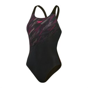 SPEEDO ECO+ H-BOOM PLACEM MUSCLEB BLACK/PINK