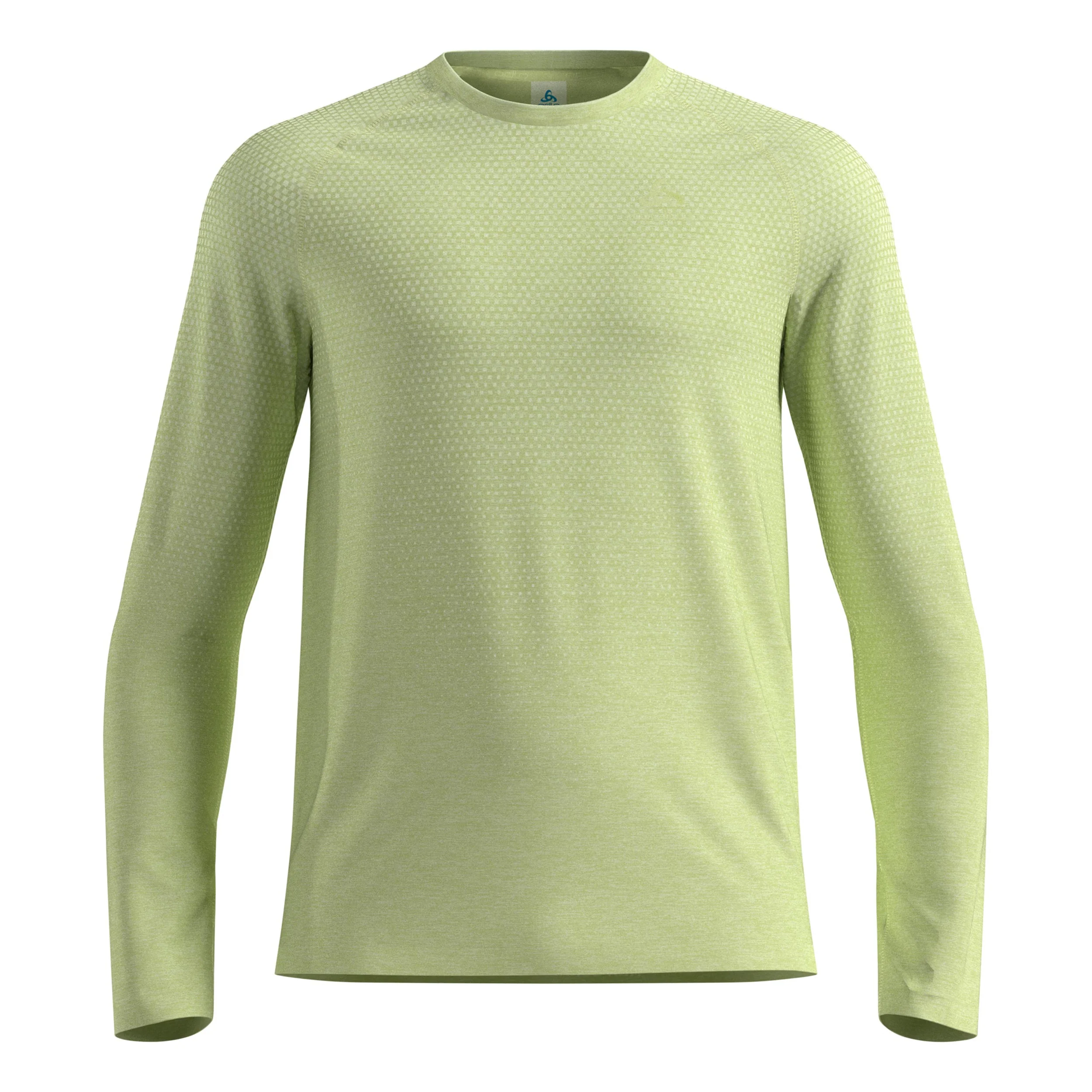 Essential Seamless Crew Neck Longsleeve Heren-limoen