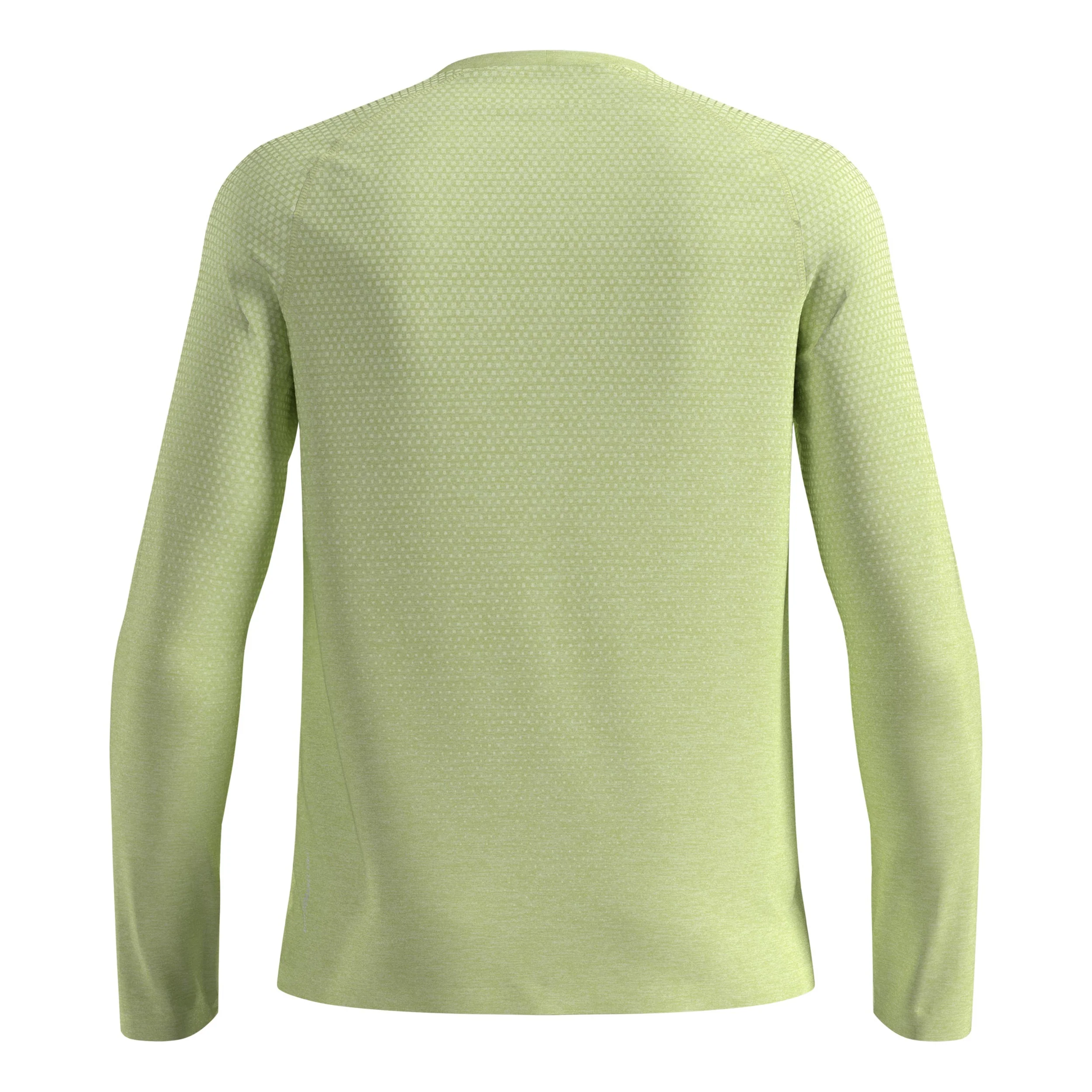 Essential Seamless Crew Neck Longsleeve Heren-limoen - Afbeelding 3