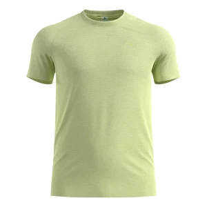 Essential Seamless Hardloopshirt Heren-limoen