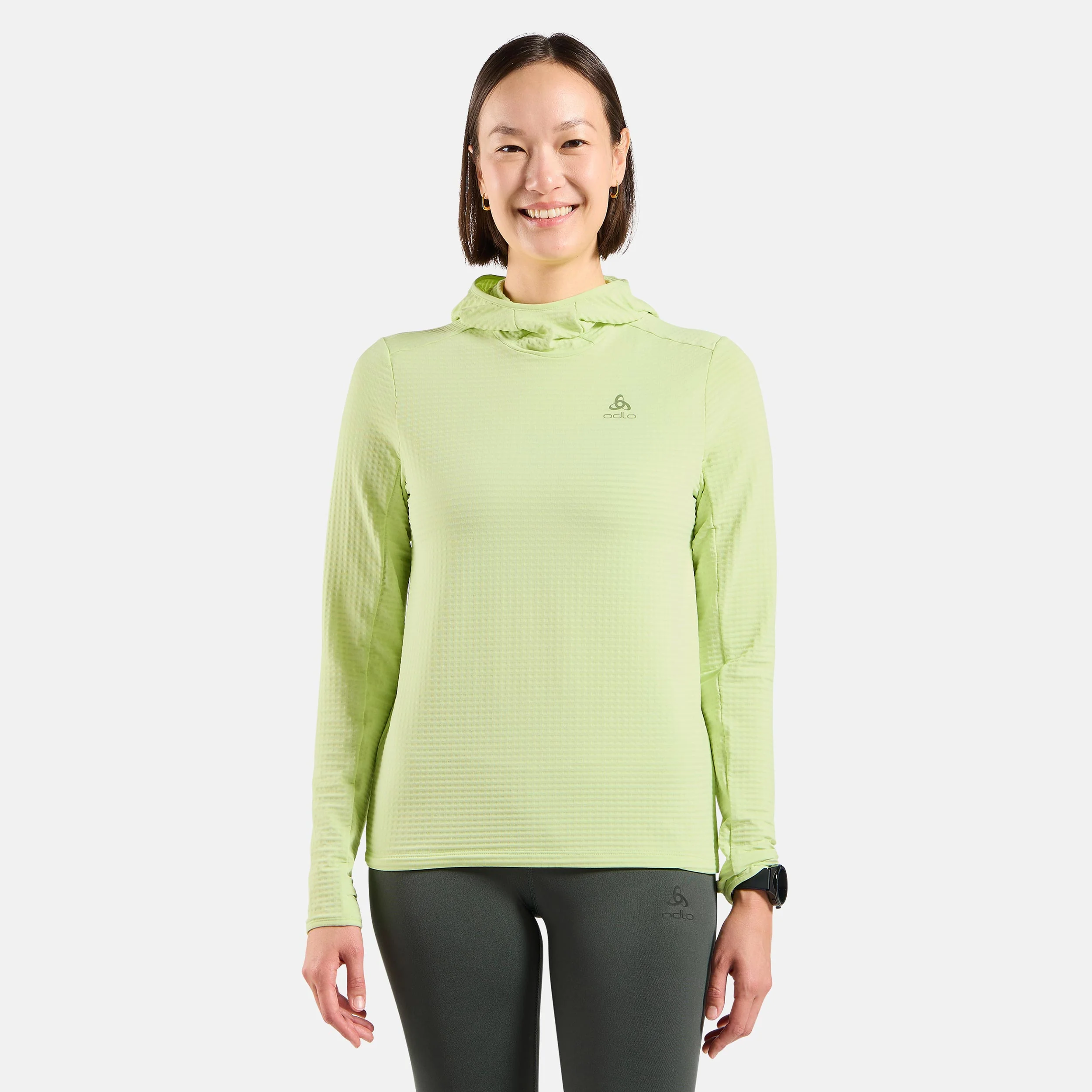 Essential Thermal Midlayer Hardloopshirt Dames-Limoen - Afbeelding 4