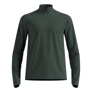 Essential Thermal Midlayer 1/2 Zip Hardloopshirt Heren-Olijf