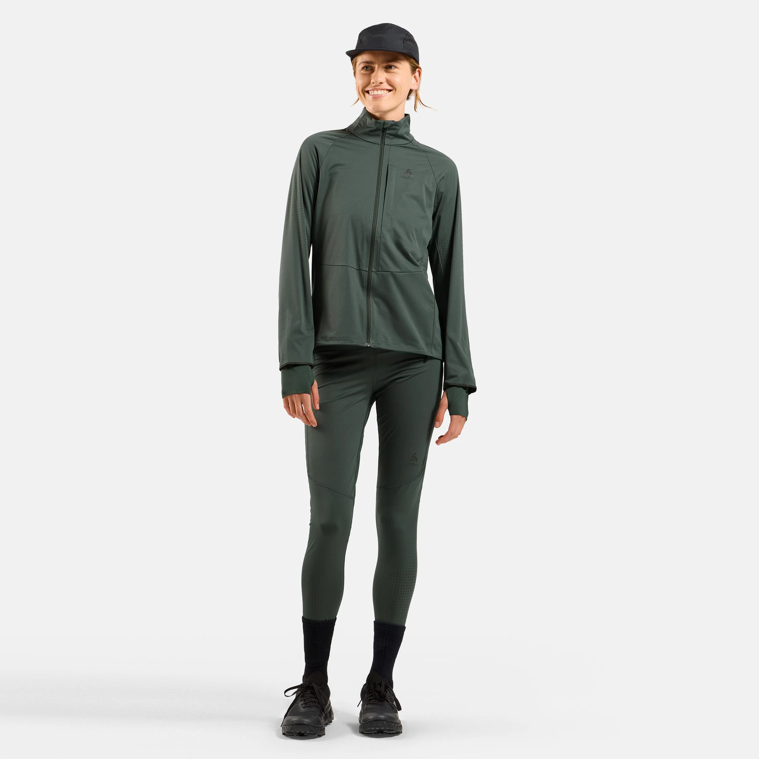 Zeroweight Warm Reflective Hardlooplegging Dames-Olijf - Afbeelding 9