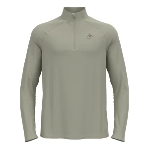 Essential 1/2 Zip Hardloopshirt Heren-grijs