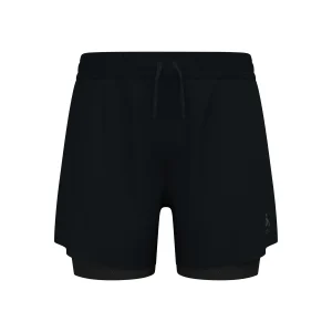 Zeroweight 5in 2in1 Hardloopshorts Heren-zwart