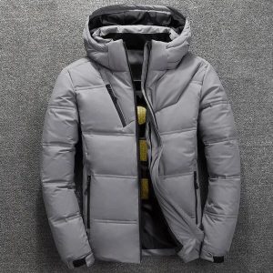Zavien – Heren Ski-Jas Slim Fit Met Capuchon en Warme Vulling Voor Winter & Wintersport