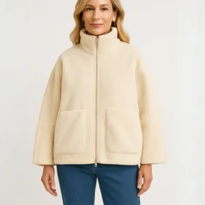 Nalani – Dames sherpa jacket met oversized pasvorm