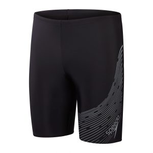 SPEEDO ECO MEDLEY LOGO JAMMER BLACK/GREY