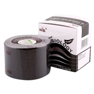 Kinesiologie Tape 1 Rol-Zwart