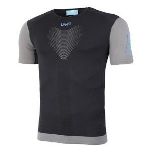 PB42 OW Hardloopshirt Heren-Zwart,Grijs