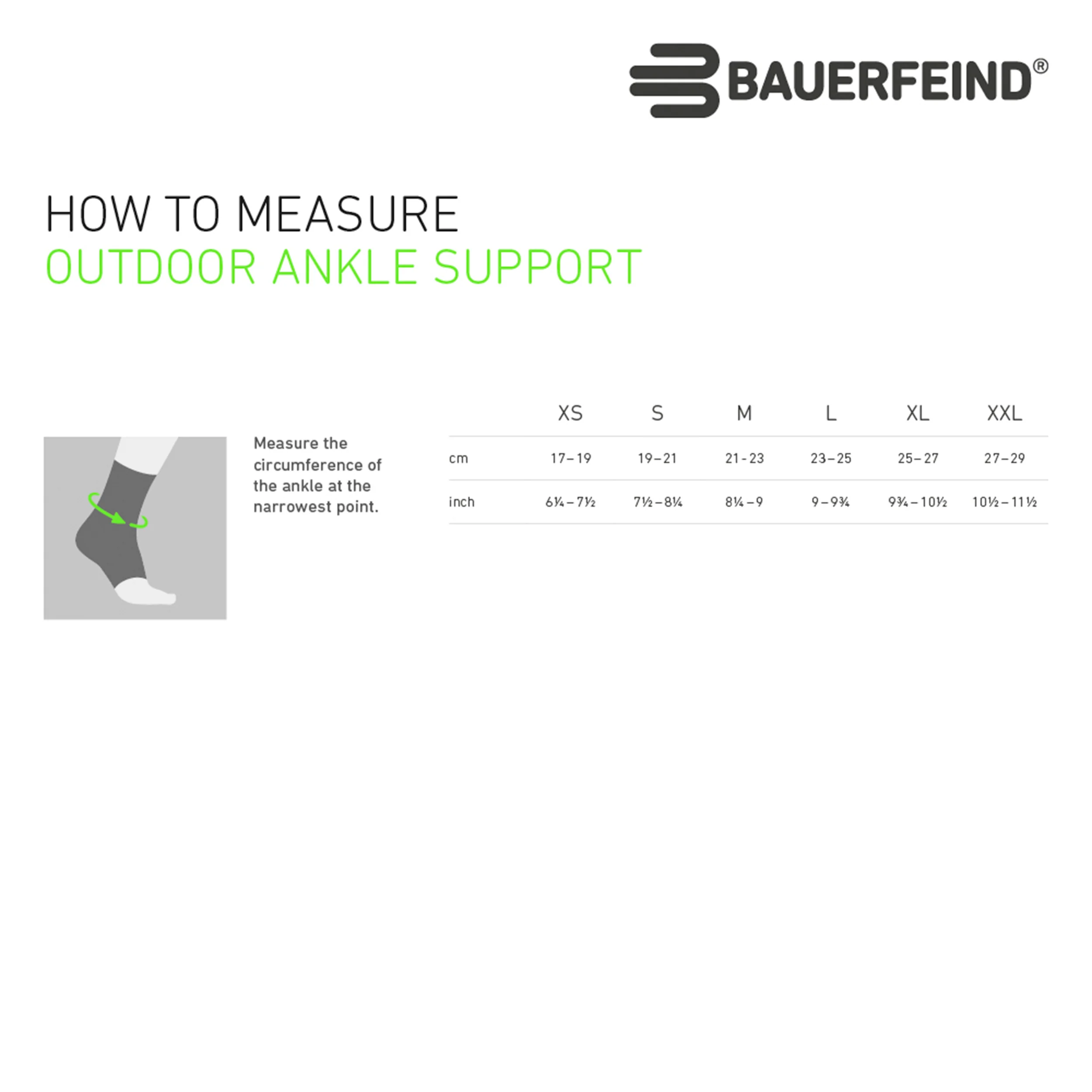 Sports Ankle Support Enkelbandage Links-Turkoois,Limoen - Afbeelding 3