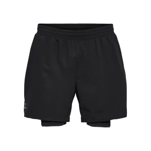 Dallas 2in1 Shorts Heren-Zwart