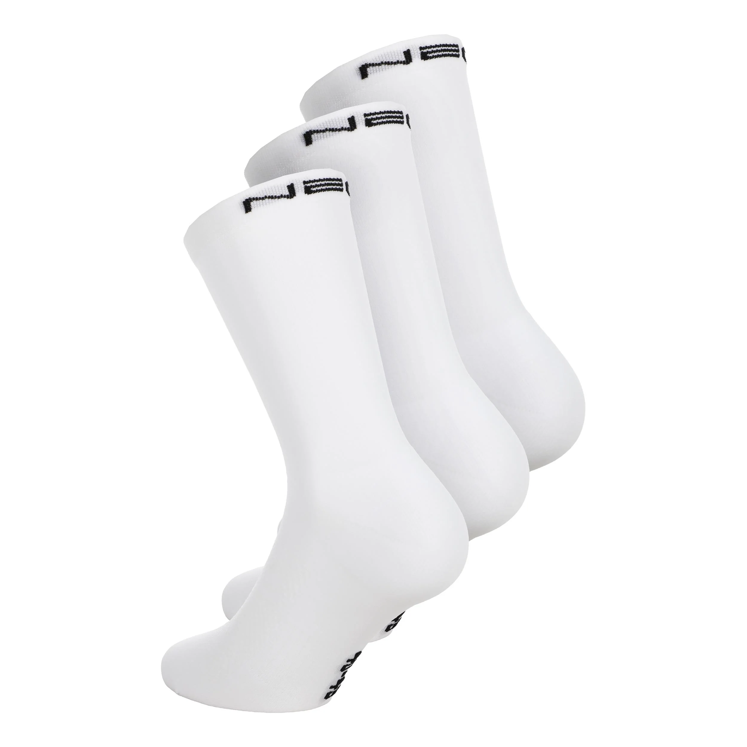 Flyweight Hardloopsokken Verpakking 3 stuks Unisex-wit - Afbeelding 3