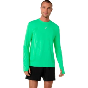 Road Seamless Hardloopshirt Heren-groen, groen