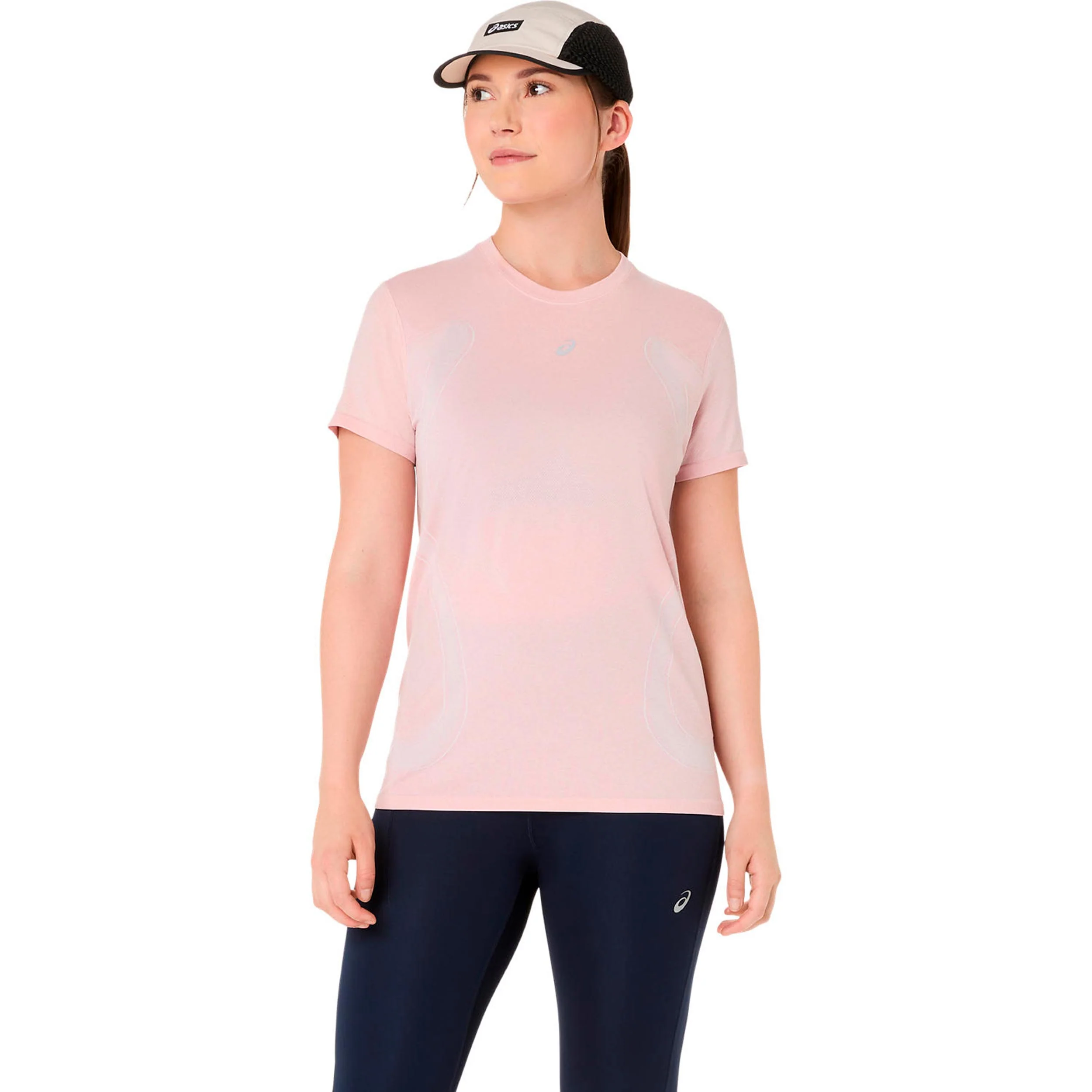 Road Seamless Hardloopshirt Dames-roze, pink - Afbeelding 2