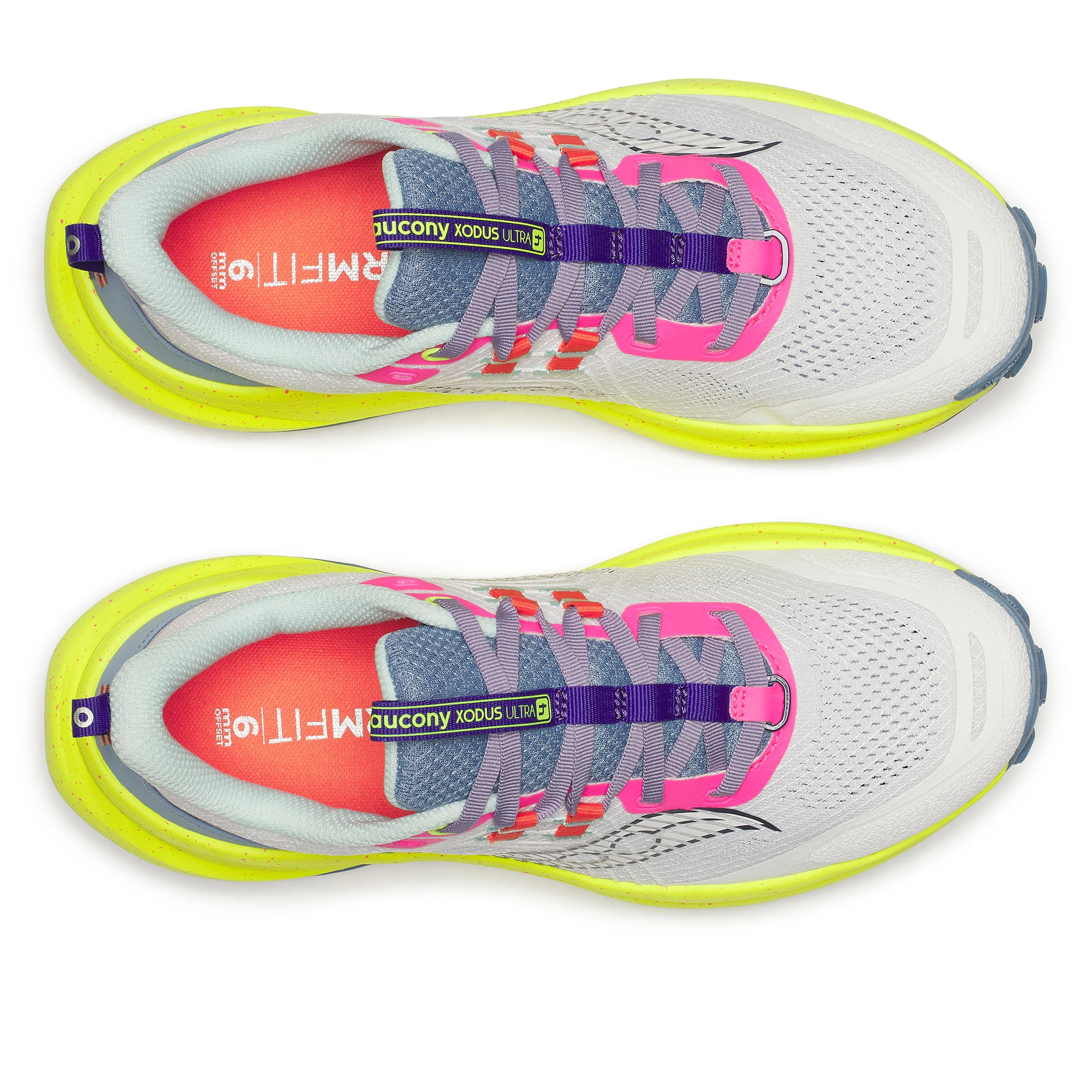 Xodus Ultra 4 Trailschoen Dames-wit, neongeel - Afbeelding 4