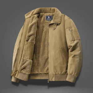 Heren Bomberjack met Fleece Voering | Warm, stijlvol en ideaal voor koude dagen