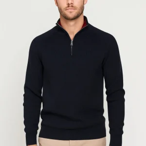 Heren Half-Zip Trui – Klassieke Herentrui Met Opstaande Kraag Casual & Zakelijk