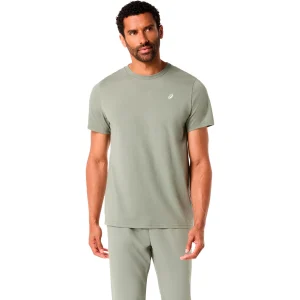 Spiral Embroidery Hardloopshirt Heren-groen