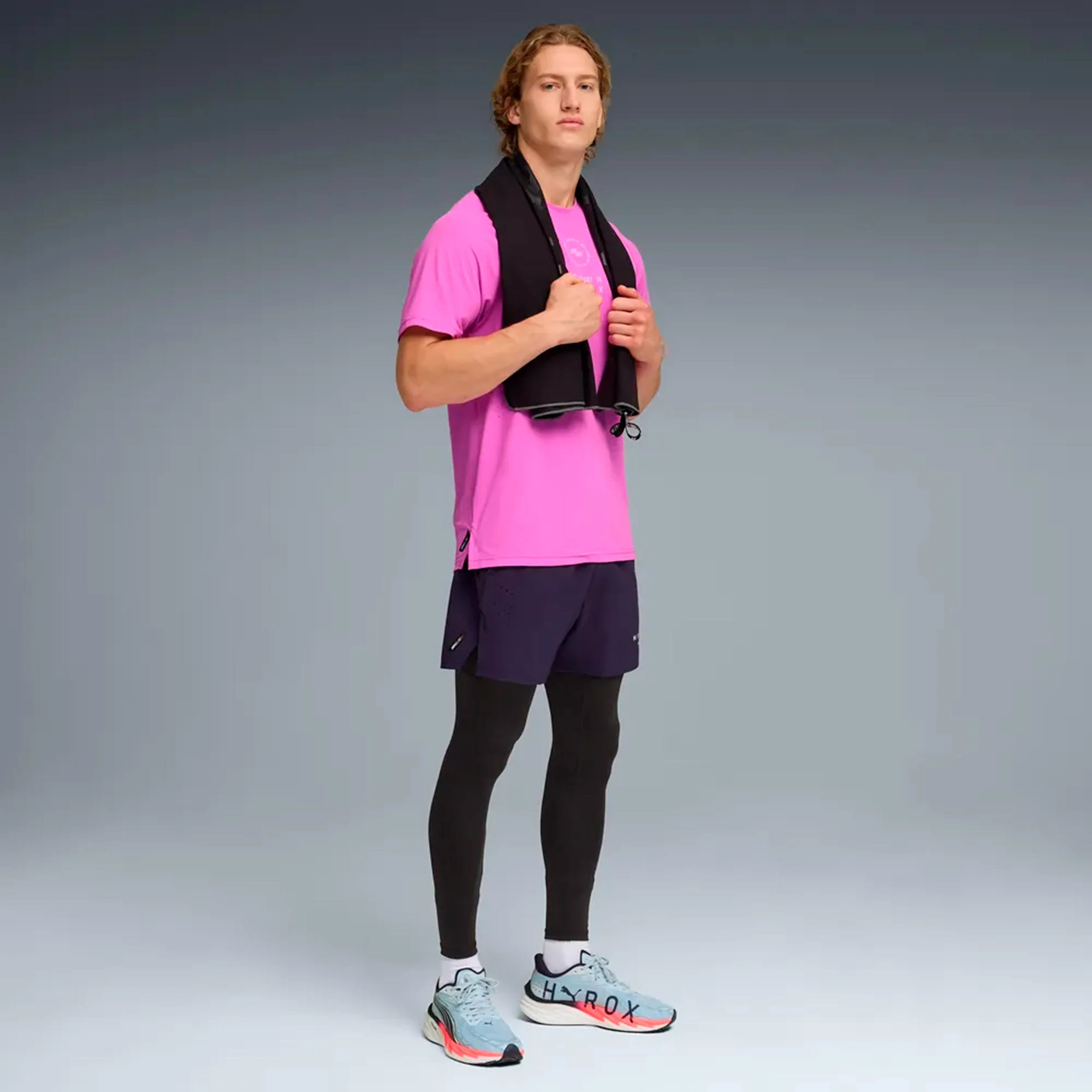 HYROX DryElite Hardloopshirt Heren-pink - Afbeelding 4