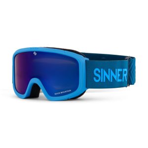 Sinner DUCK MOUNTAIN SKIBRIL JUNIOR mat blauw met spiegellens