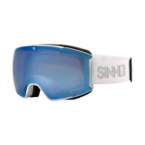Sinner BOREAS Skibril wit met 2 Sintrast lenzen