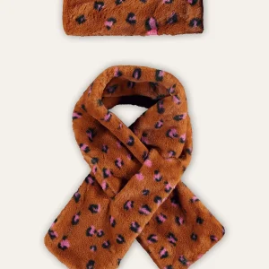 B.Nosy Jill Scarve And Headband Set Lilac Panther