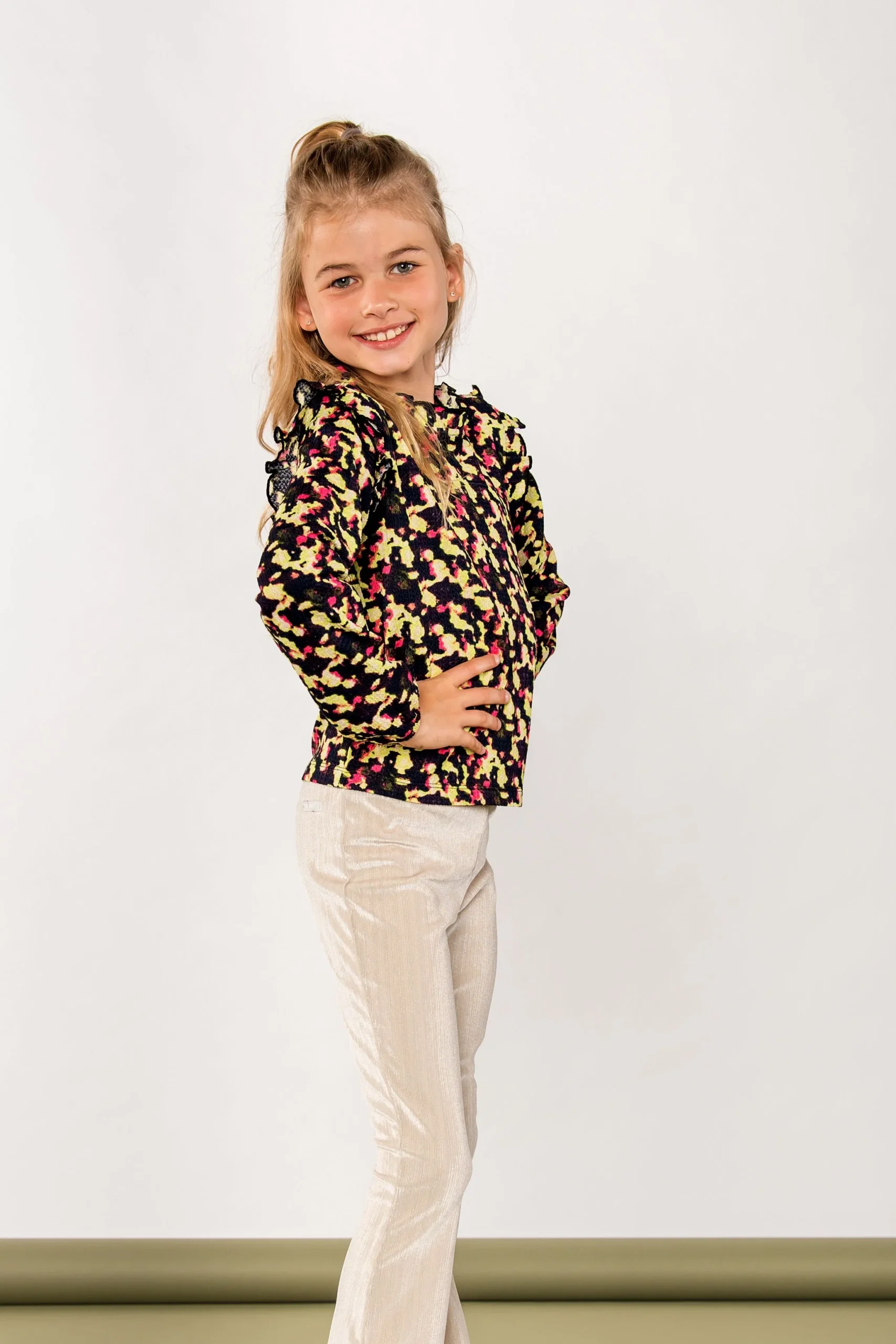 B.Nosy Billie Top Print Electric - Afbeelding 5