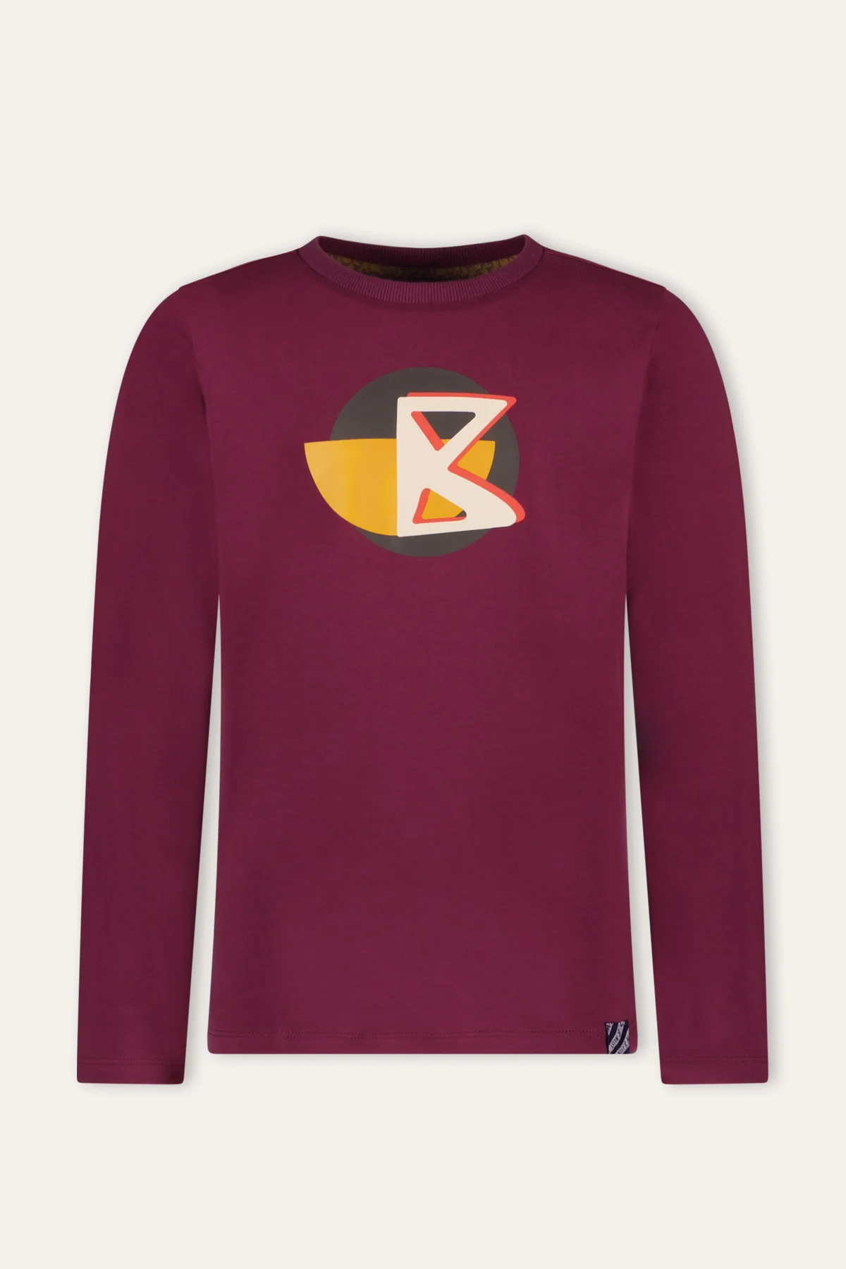 B.Nosy Tommy T-Shirt Paars - Afbeelding 2