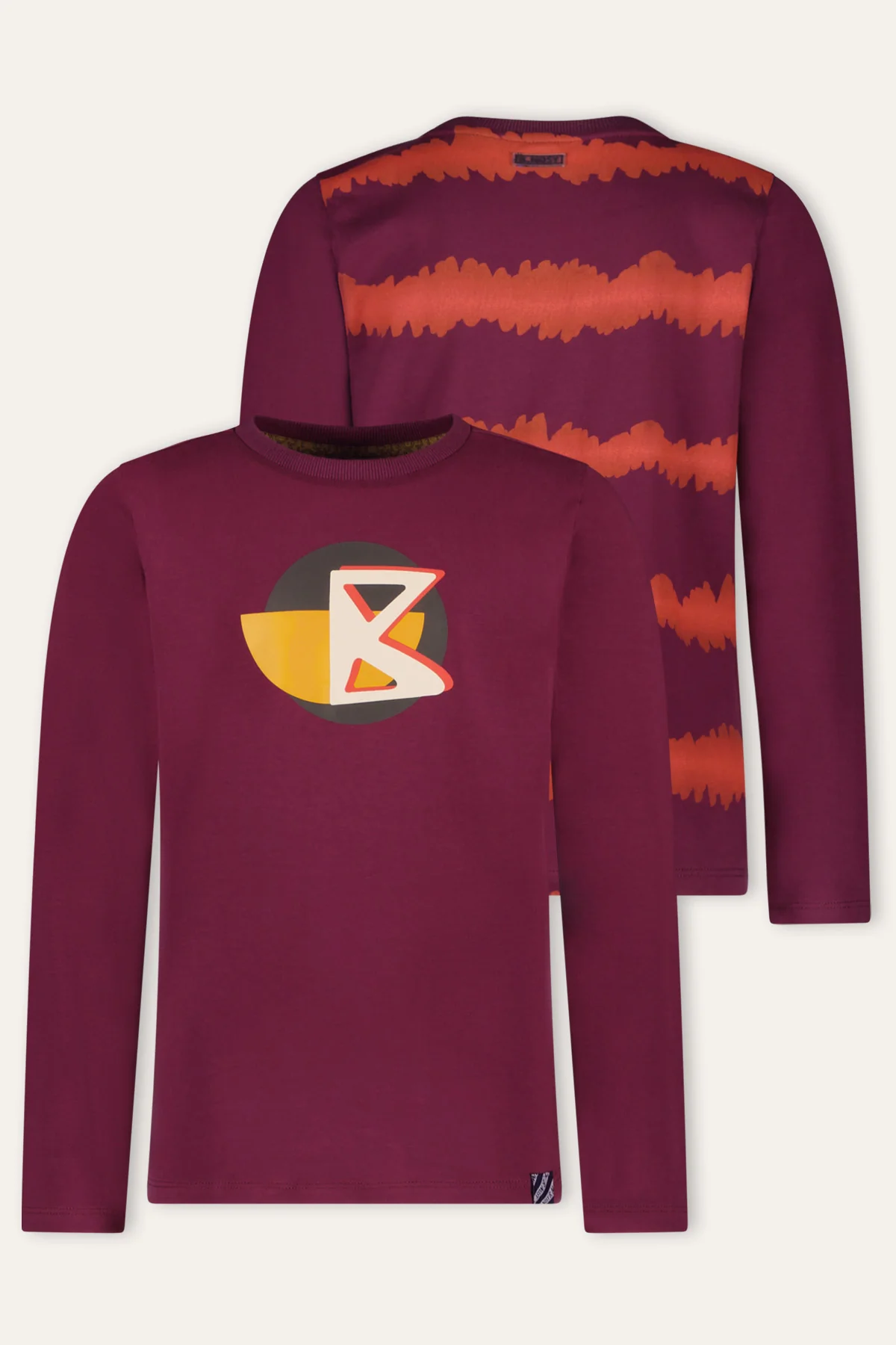 B.Nosy Tommy T-Shirt Paars - Afbeelding 4