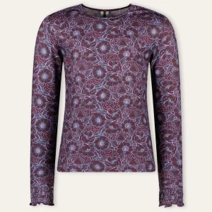B.Nosy Tally Top Bloemenprint / Paars