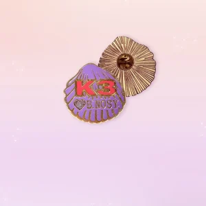 K3 ARIAL broche paars