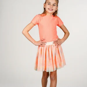 B.Nosy jurk Deanna neon peach Blossom