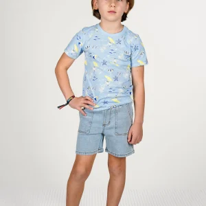 B.Nosy T-shirt Timmy blauw Sailing