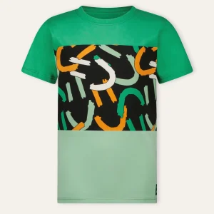 B.Nosy T-shirt Tyler colorblock Smiley