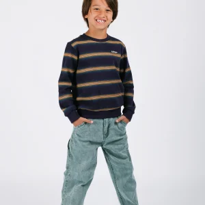 Scott Sweater Streep Blauw