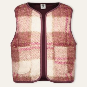 Gina Gilet Ruit Roze