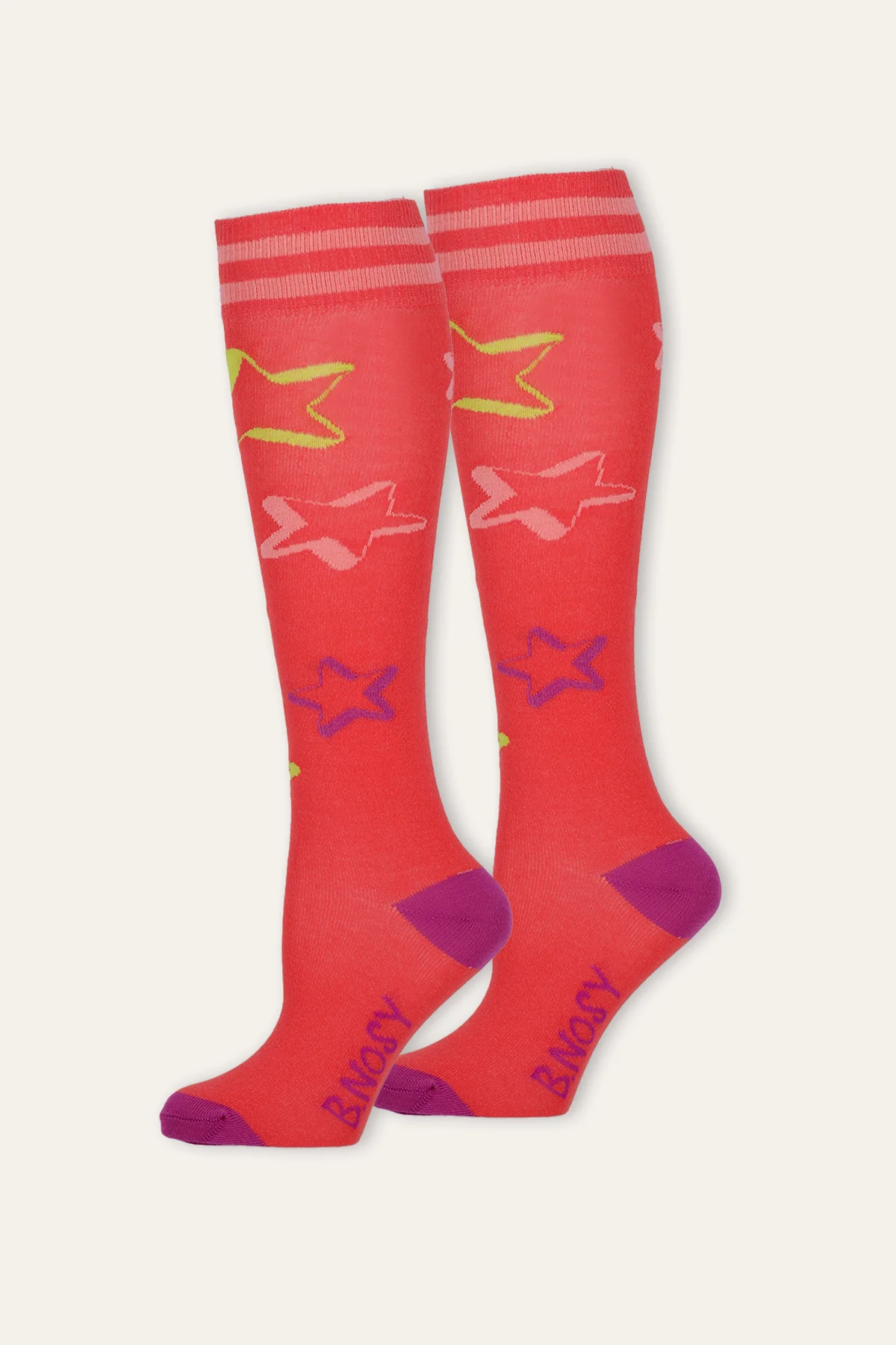 Missy Knie Kousen Roze - Afbeelding 2