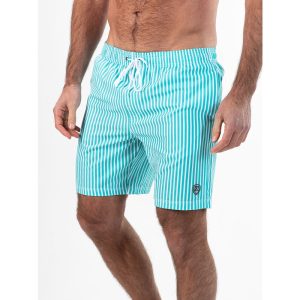 FALCON DRAY ZWEMSHORTS STRIPE Green
